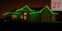 27 Red and Green Residential Lighting Holiday FX